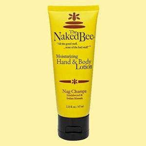 The Naked Bee Nag Champa Lotion 2.25 oz.