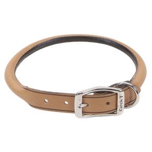 Coastal® Circle T® Oak Tanned Leather Round Dog Collar