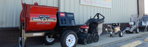 For those big jobs, professionals rent quality equipment from us.