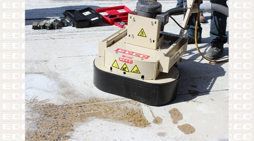 GRINDER, CONCRETE ELECTRIC DUAL HEAD