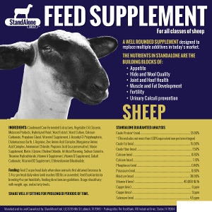 StandAlone Feed Supplement Sheep - 1 Gallon 