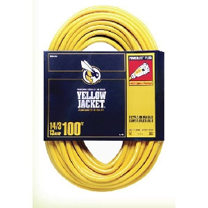 Yellow Jacket 14/2 X 100-Ft. Extension Cord