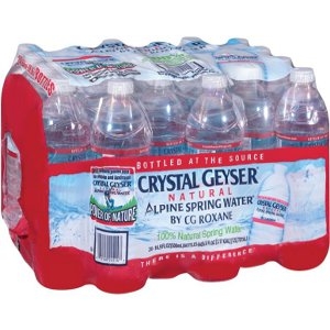 Crystal Geyser Alpine Spring Bottled Water 24-Pack