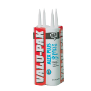 4-Pk. 10.1-Oz. ALEXPLUS® Acrylic LatexCaulk