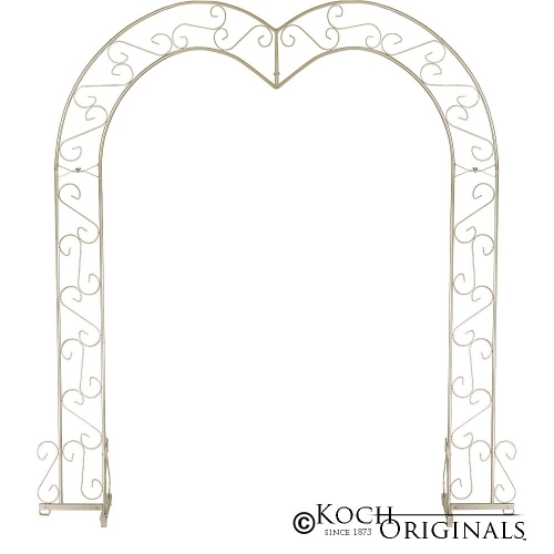 Brass Heart Wedding Arch