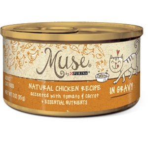 Muse by Purina natural Chicken, Tomato & Carrot Cat Food Recipe