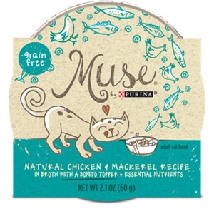 Muse by Purina natural Chicken & Mackerel Cat Food Recipe