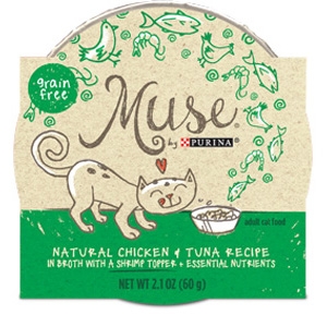 Muse by Purina natural Chicken & Tuna Cat Food Recipe