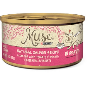 Muse by Purina natural Salmon, Tomato, Spinach Cat Food Recipe