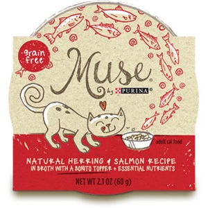 Muse by Purina natural Herring & Salmon Cat Food Recipe