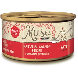 Muse by Purina Natural Salmon Cat Food Pate Recipe