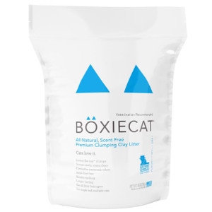 Boxiecat Scent-Free Premium Clumping Clay Cat Litter 16 lb. 