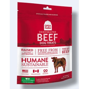 Open Farm Dehydrated Beef Dog Treats 
