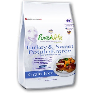 Pure Vita Turkey & Sweet Potato Entrée Grain Free 5 lb. Bag