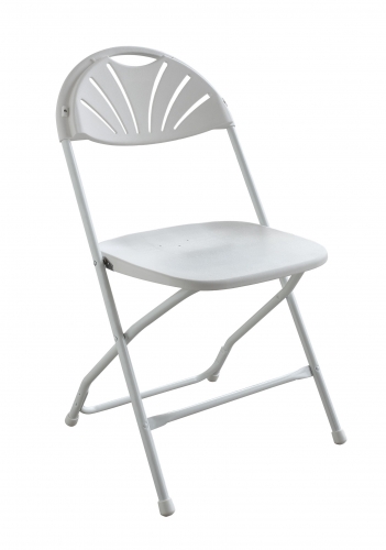 PRE White Fanback Chair (WEDDINGS ONLY)