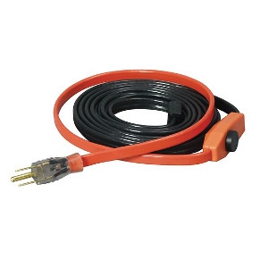 9' Pipe Heating Cable With Thermostat 