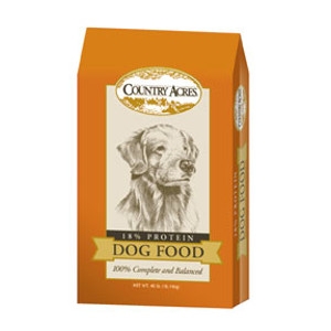Country Acres 18% Dog Food