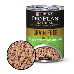 Purina Pro Plan Grain Free Adult Turkey & Sweet Potato Entree