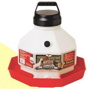 3-Gal. Plastic Poultry Fountain