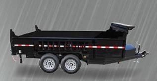 7'x12' Hydraulic Dump Trailer