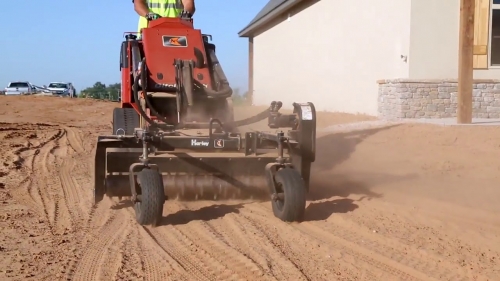 Mini Skid Steer Power Rake Attachment