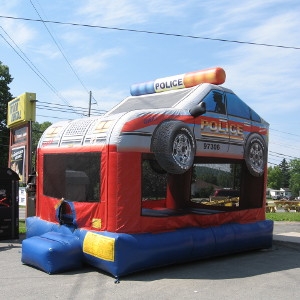 Police Car Bounce House 