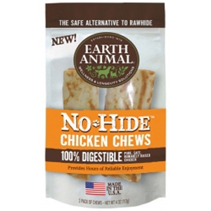 Earth Animal No-Hide Chicken Chews Dog Treats