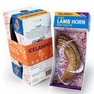 Icelandic Natural and Edible Lamb Horn 