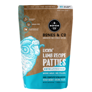 Bones & Co: Lickin' Lamb Recipe Patties 6lb