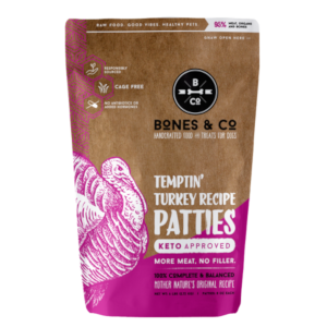 Bones & Co: Temptin' Turkey Recipe Patties 6lb