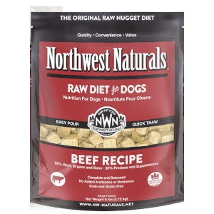 Northwest Naturals Beef Recipe  6lb Nuggets