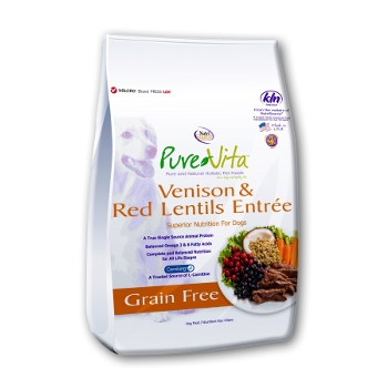 PureVita™ Venison & Red Lentils Grain Free Dry Dog Food