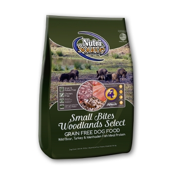 NutriSource® Small Bites Grain Free Woodlands Select Dry Dog Food