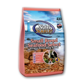 NutriSource® Small Breed Grain Free Seafood Select Dry Dog Food