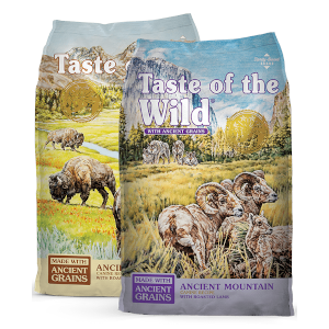 Taste of the Wild with Ancient Grains Canine Recipes