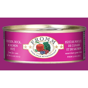 Fromm Four-Star Chicken, Duck, & Salmon Pâté for Cats