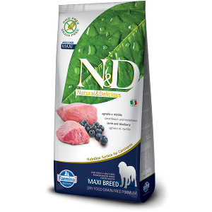 N&D Grain-Free Canine Lamb & Blueberry Adult Maxi 