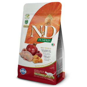 N&D Pumpkin Feline Quail & Pomegranate Neutered 