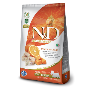 N&D Pumpkin Grain-Free Canine Codfish & Orange Adult Mini