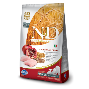 N&D Ancestral Grain Canine Chicken & Pomegranate Puppy Medium