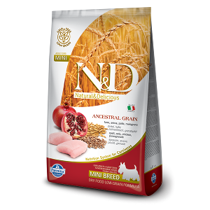 N&D Ancestral Grain Canine Chicken & Pomegranate Adult Mini 