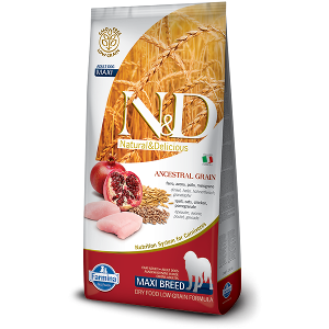 N&D Ancestral Grain Canine Chicken & Pomegranate Adult Maxi 
