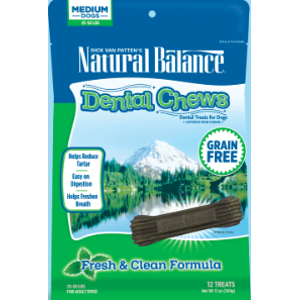 Natural Balance Dental Chews Fresh & Clean Formula