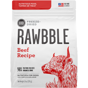 Rawbble Freeze Dried Food-Beef Recipe