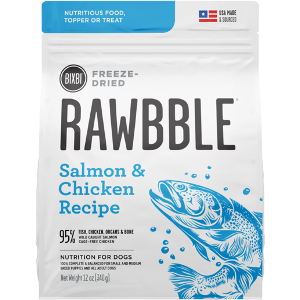Rawbble Freeze Dried Food Salmon & Chicken Recipe