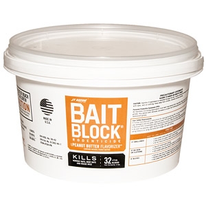 J.T. Eaton™ Peanut Butter Bait Block Rodenticide - 4 lbs.