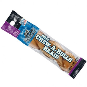 Redbarn Chew-A-Bulls Mini Braid Peanut Butter Flavor