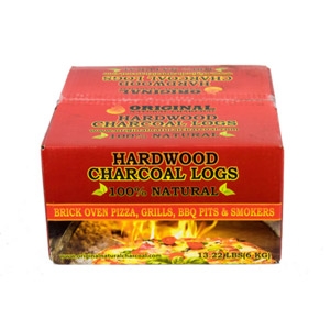 Original Natural Charcoal 13.2 lb. Box of Premium Charcoal Logs