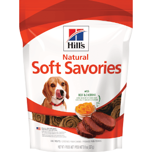 Hill's Natural Soft Savories Beef & Cheddar Dog Treats