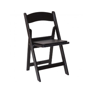 Black Resin Wedding Chair 